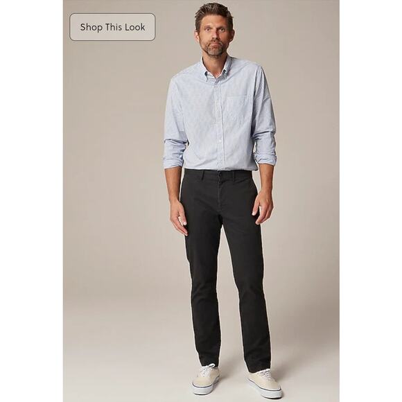 NWT J. Crew 770™ Straight-Fit Stretch Chino Pant Faded Black 36/32 - Picture 1 of 11